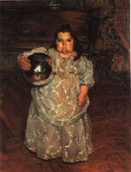 Ignacio Zuloaga The Dwarf Dona Mercedes oil painting picture